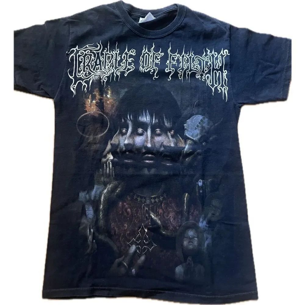 Cradle of Filth Vintage Shirt 2000 Gods Speed on the Devils Thunder Size Small H